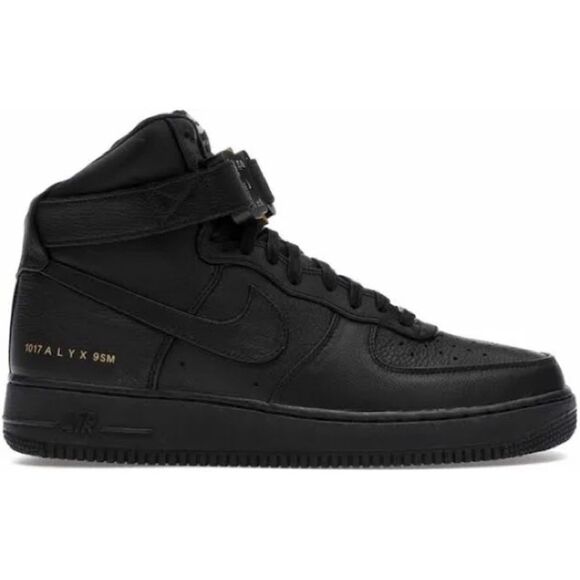 RARE NIKE x 1017 ALYX 9SM Air Force 1 High Sneakers in Black - Picture 1 of 5